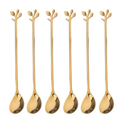 نقد و بررسی قاشق شربت خوری مدل برگ کد 00671 مجموعه 6 عددی توسط خریداران