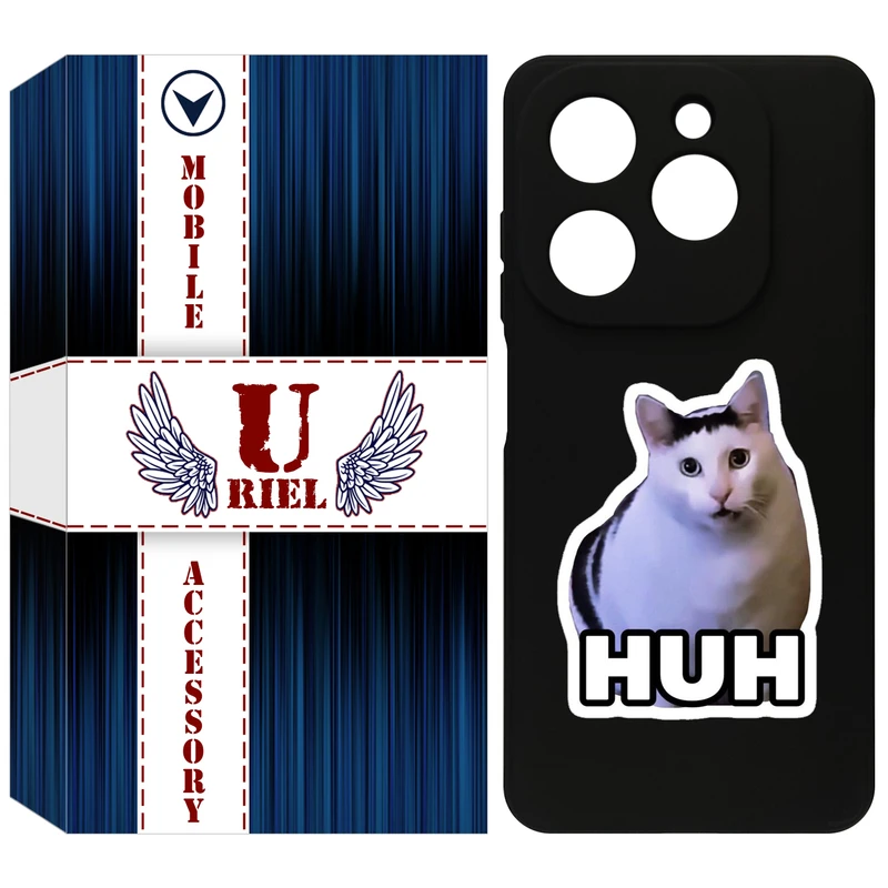 کاور یوریل مدل KSH کد 85 طرح HUH مناسب برای گوشی موبایل تکنو Spark 20 / Spark Go 2024