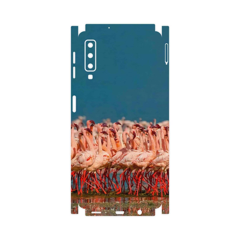 برچسب پوششی ماهوت مدل Flamingo-FullSkin مناسب برای گوشی موبایل سامسونگ Galaxy A7 2018
