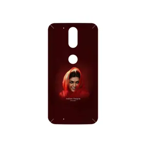 MAHOOT Portrait of an Indian Woman Cover Sticker for Motorola Moto G4