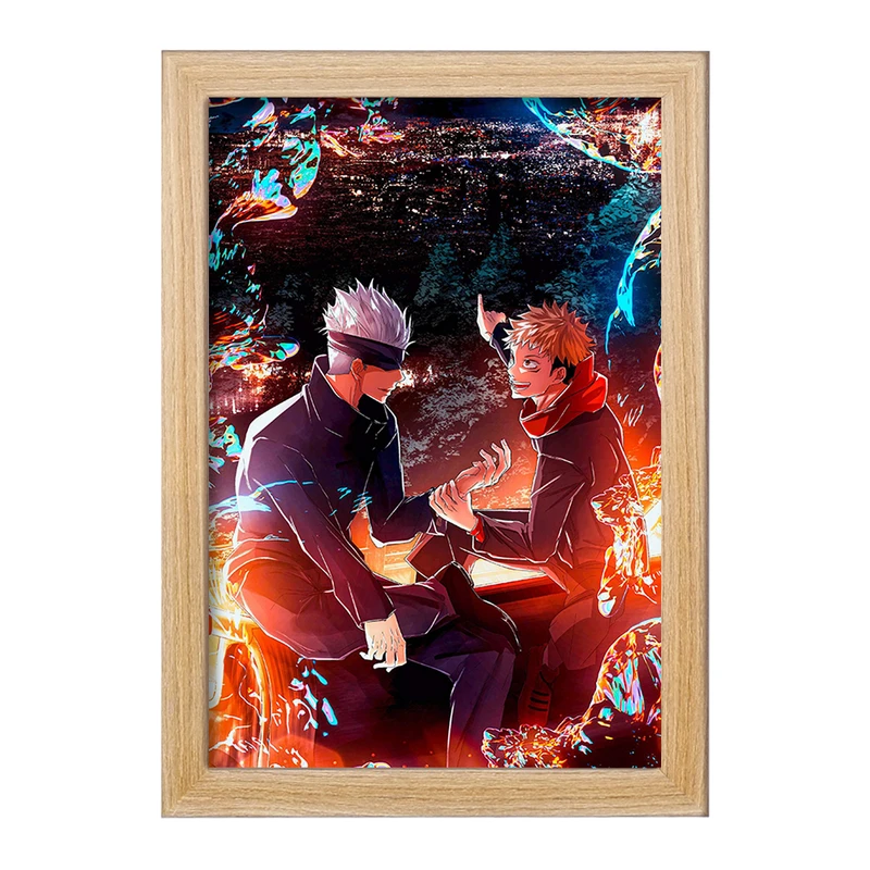 تابلو خندالو مدل ایتادوری و گوجو انیمه جوجوتسو کایزن  کد 11095