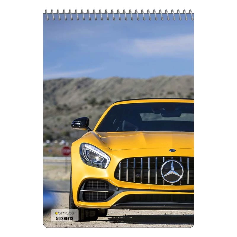 دفتر نقاشی 50 برگ سیمی کارنیکا طرح مرسدس‑بنز ا ام جی Mercedes‑Benz AMG کد 31761