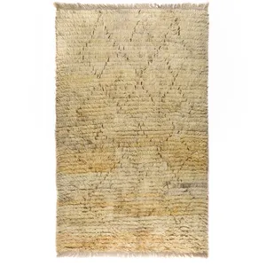  گلیم گبه دستبافت هفت متری مدل شگی طرح مراکشی کد 140751