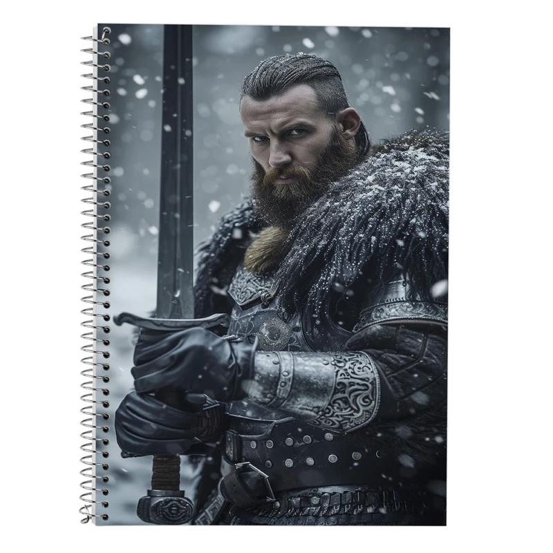 دفتر زبان 50 برگ مدوپد مدل دو خط طرح بازی تاج و تخت GOT کد DF14337