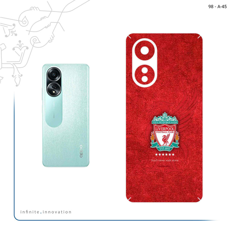 برچسب پوششی ماهوت مدل Liverpool مناسب برای گوشی موبایل اپو A58 4G