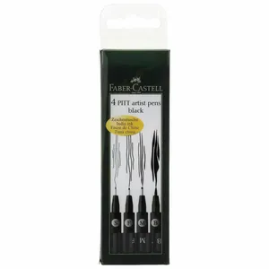 ماژیک حرفه ای فابر کاستل مدل Pitt Artist - بسته 4 عددی