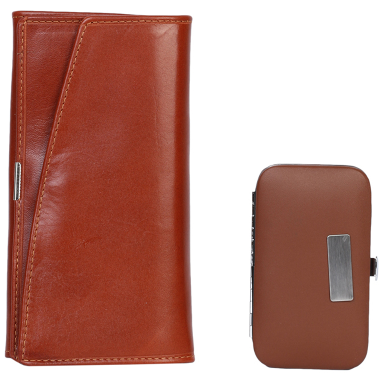 ست هدیه رویال چرم کد SW4-Brown