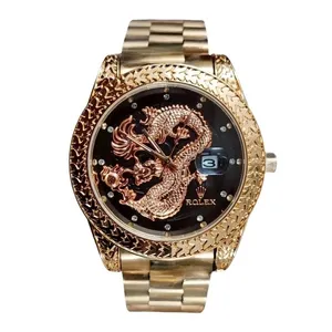 ساعت مچی عقربه‌ای مردانه رولکس مدل دراگون کد roz