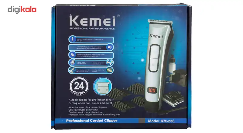 ماشین اصلاح سر و صورت کیمی مدل KM-236