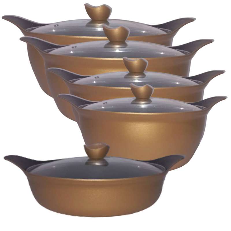 سرویس پخت و پز 10 پارچه بِست مدل GOLD سرویس پخت و پز 10 پارچه بِست مدل GOLD