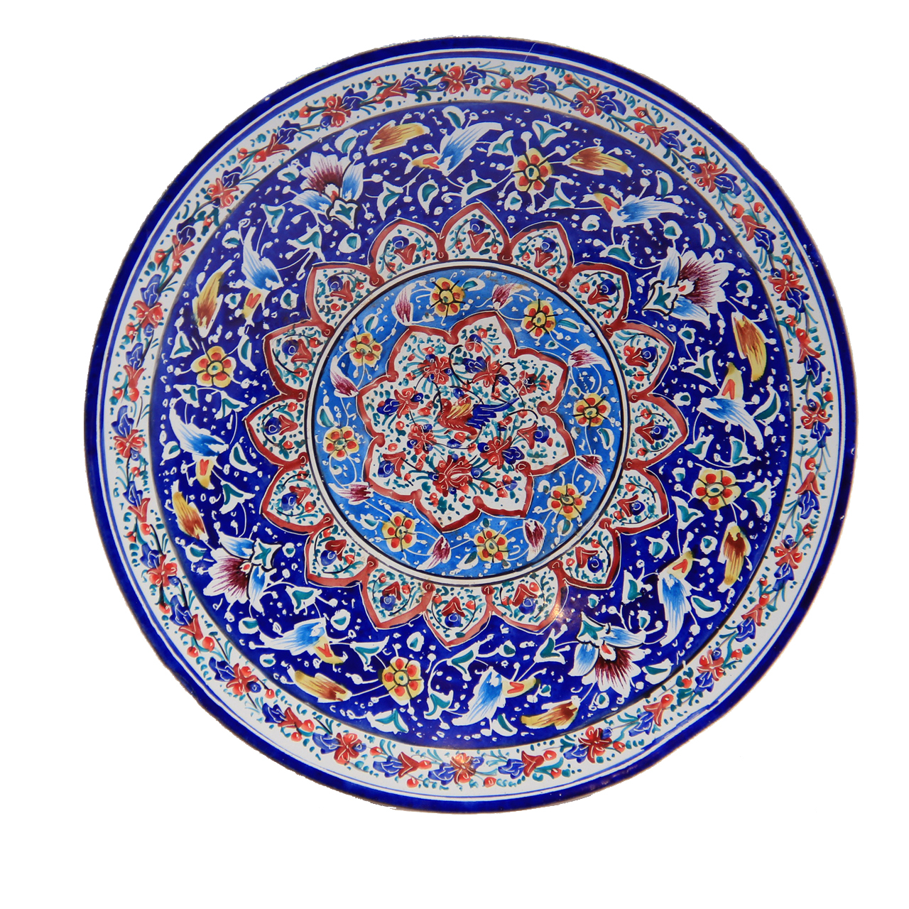 بشقاب میناکاری 20 سانتی  کد 23-10002