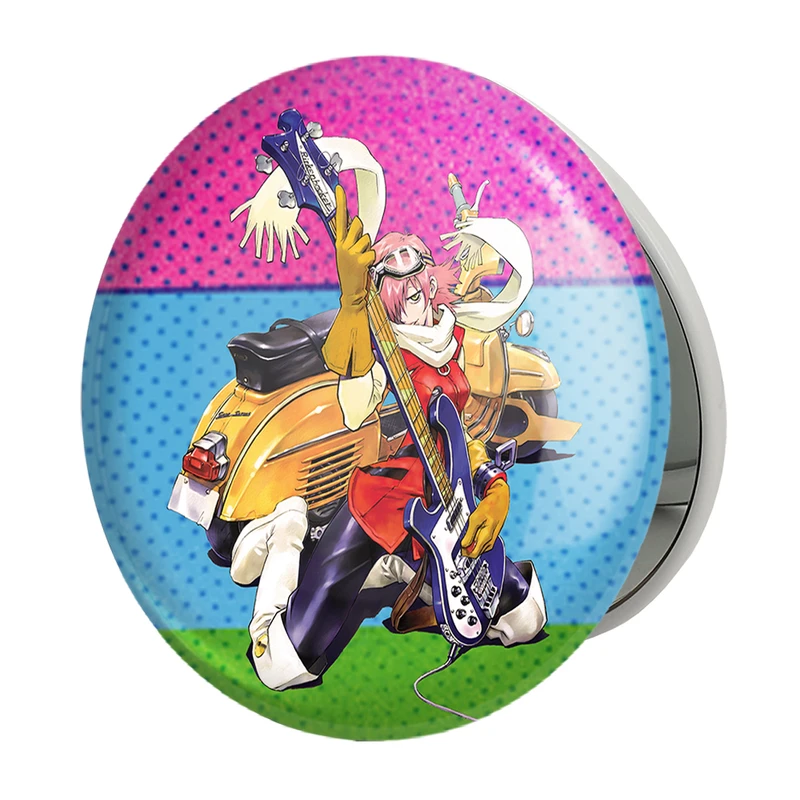 آینه جیبی خندالو طرح هاروکو انیمه فولی کولی Fooly Cooly مدل تاشو کد 23552 