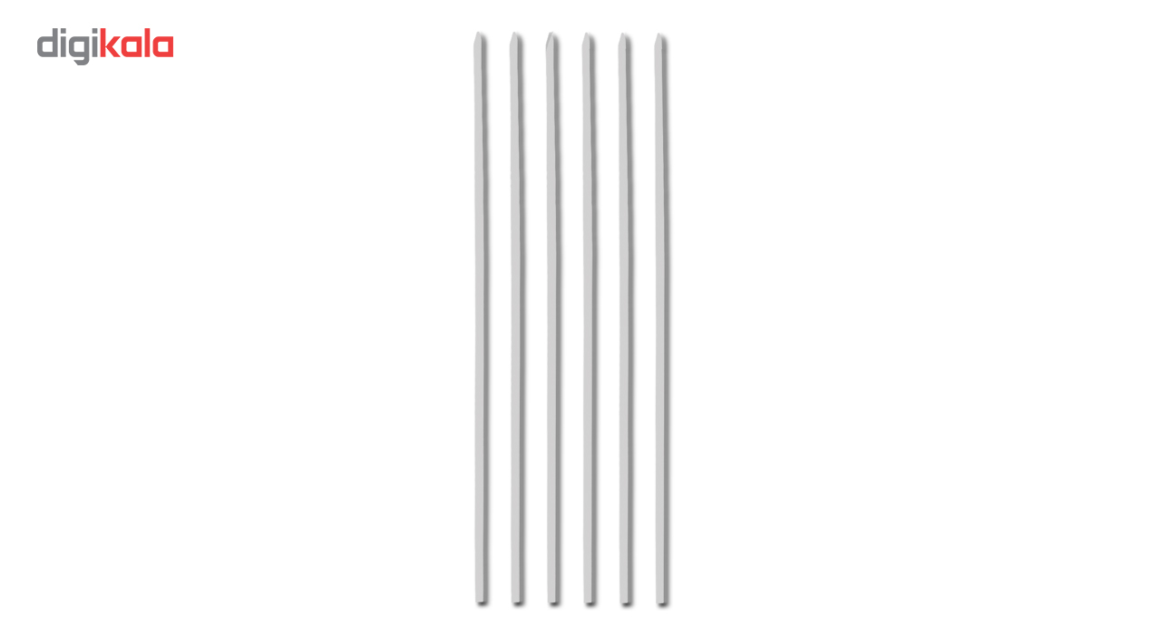 سیخ استیل جگری تتیس مدل SLS-45 بسته 6 عددی