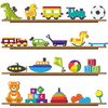 استیکر چوبی باروچین طرح Toys