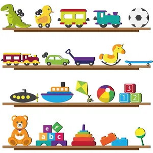 استیکر چوبی باروچین طرح Toys