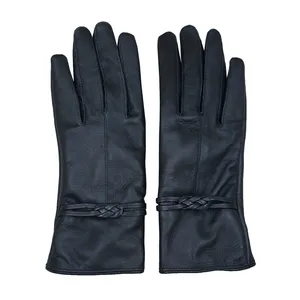 دستکش زنانه چرم لانکا مدل LGW-4