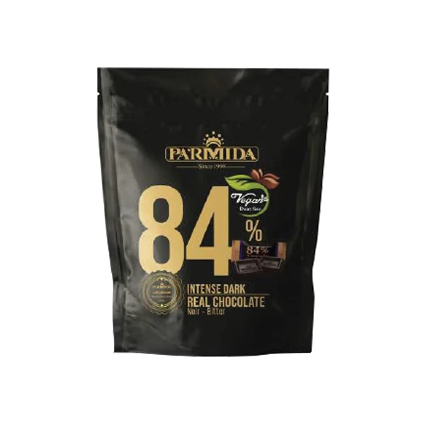 شکلات پاکتی 84 درصد تلخ پارمید - 70 گرم