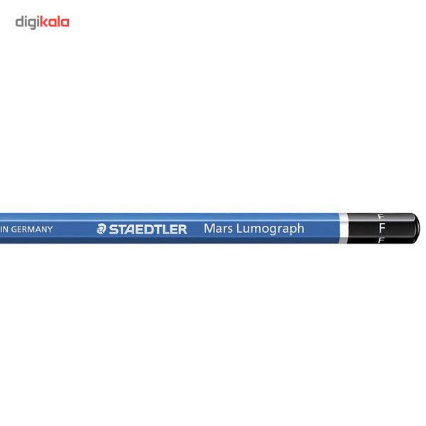 مداد طراحی استدلر مدل Mars Lumograph 100 با درجه سختی نوک F