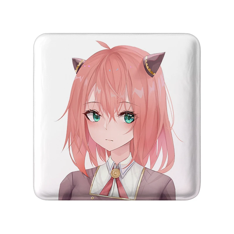 مگنت خندالو طرح انیا انیمه اسپای ایکس فمیلی Spy X Family  مدل مربعی کد 22184