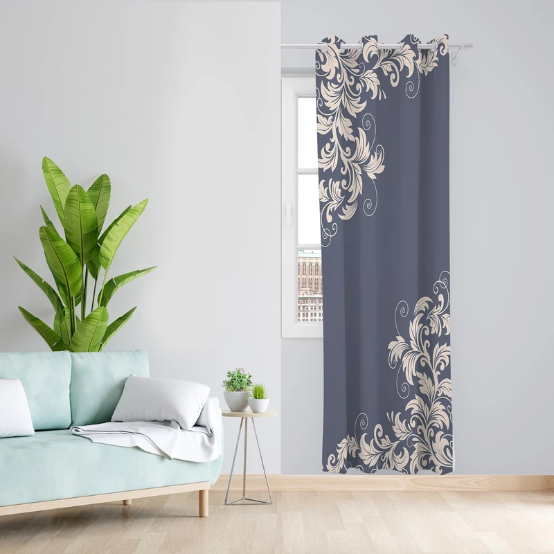 پرده مدل مخمل پانچی کد 1310 سایز 140x200 سانتی متر