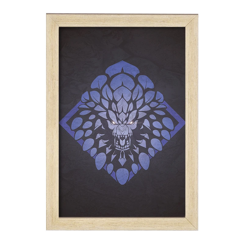 تابلو خندالو مدل بازی شکارچی هیولا (Monster Hunter) کد 33271