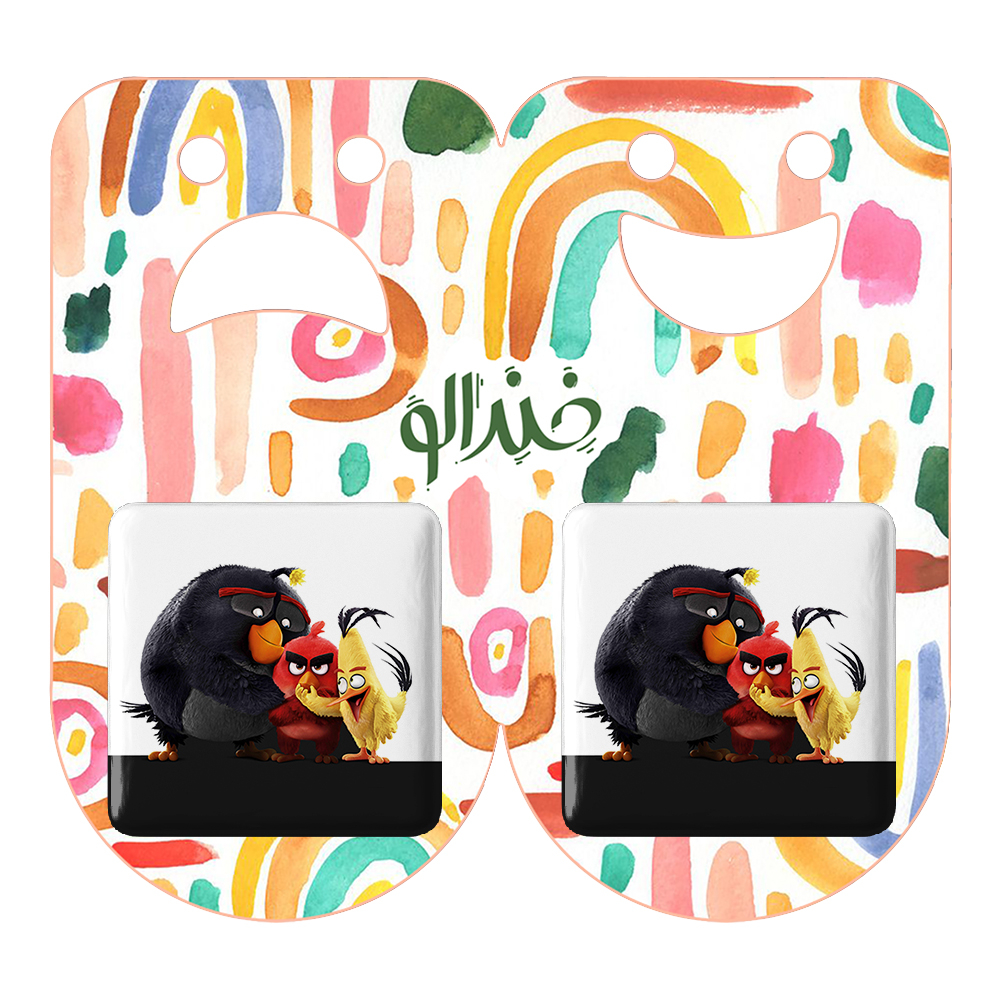 پیکسل خندالو مدل پرندگان خشمگین کد 13859 به همراه مگنت