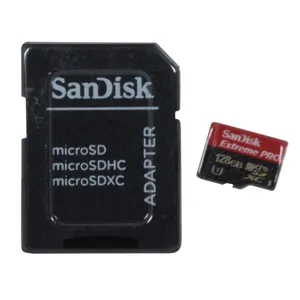 کارت حافظه Micro SDXC سن دیسک مدل Extreme PRO کلاس 3 استاندارد UHS-I 4K سرعت95Mb/s همراه آداپتور SD ظرفیت 128 گیگابایت