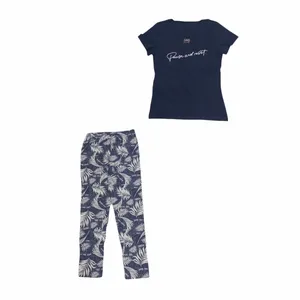 تی شرت آستین کوتاه و شلوار زنانه تکنور مدل 66