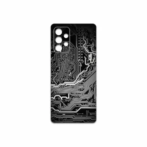 MAHOOT Black-Printed-Circuit-Board Cover Sticker for Samsung Galaxy A52s 5G