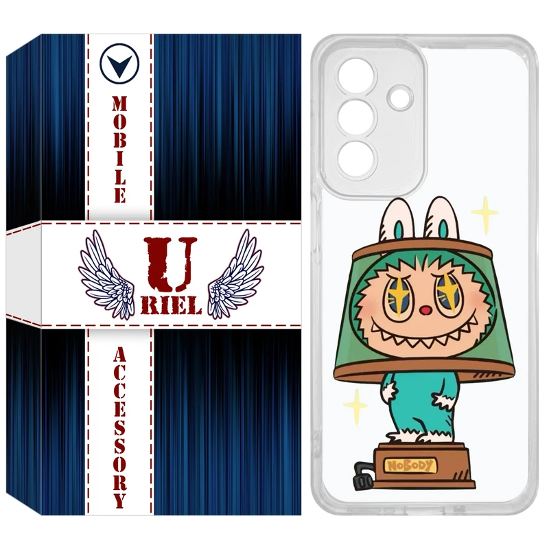 کاور یوریل مدل Clear کد 126 طرح لبوبو Labubu مناسب برای گوشی موبایل سامسونگ Galaxy A26