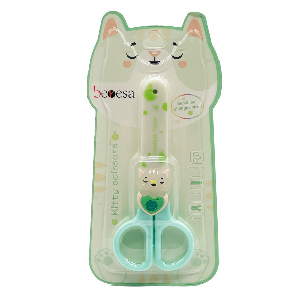 قیچی مدل گربه شب رنگ