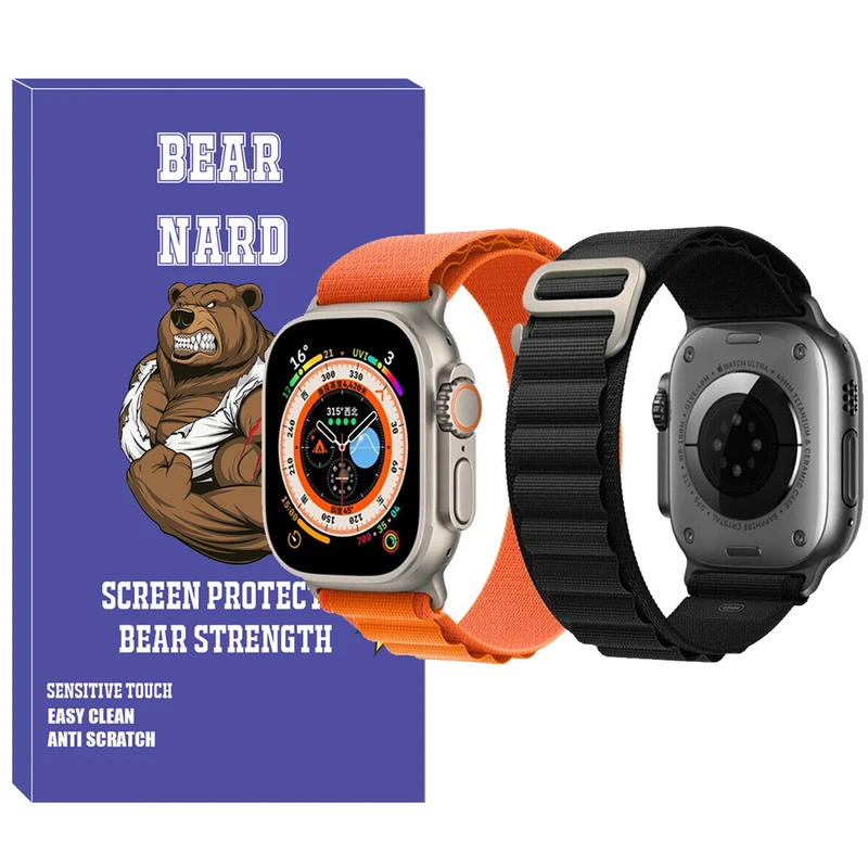 بند برنارد مدل Alpine Various Color مناسب برای اپل واچ 42 / 44 / 45 / 49 میلی متر مجموعه دو عددی