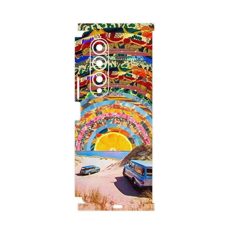 برچسب پوششی ماهوت مدل Collage of Orange Sky-FullSkin مناسب برای گوشی موبایل سامسونگ Galaxy Z Fold4