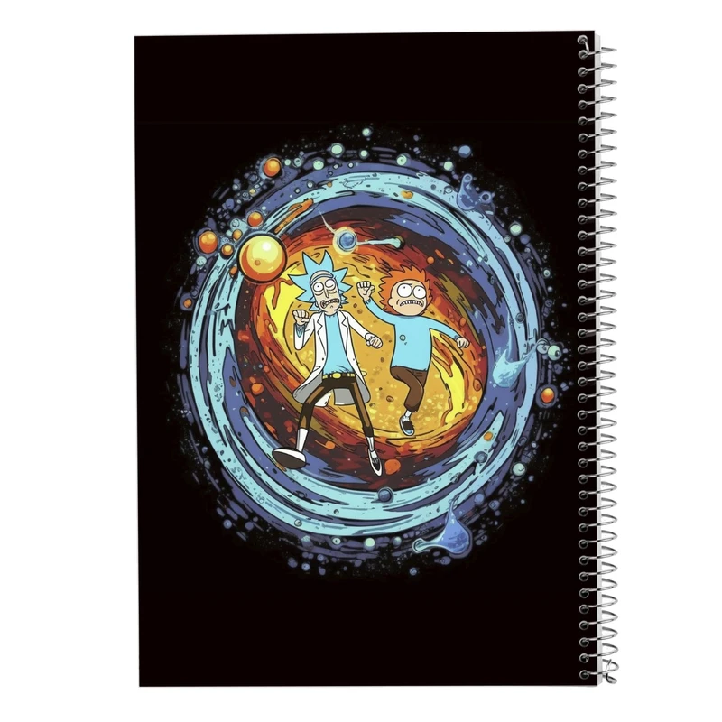 دفتر مشق 50 برگ مدوپد مدل ریک اند مورتی rick&morty کد DF10841