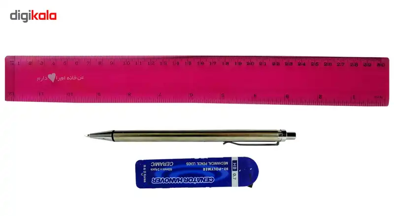 ست خط کش و مداد نوکی کد 25050004