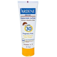 لوسیون ضد آفتاب کودک آردن سری Baby Care SPF30 مقدار 75 گرم