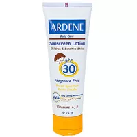 لوسیون ضد آفتاب کودک آردن سری Baby Care SPF30 مقدار 75 گرم
