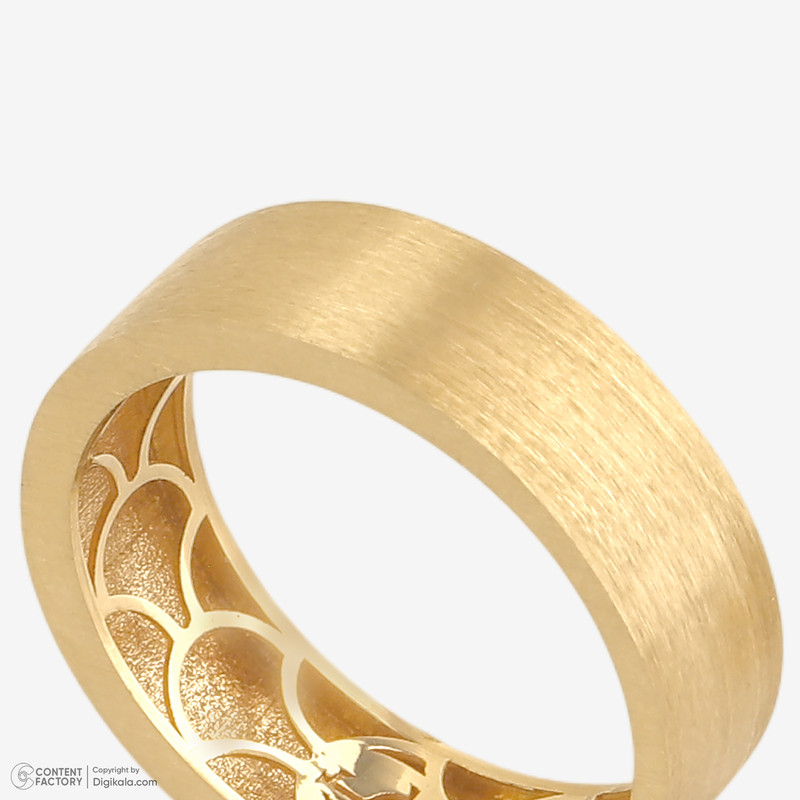 انگشتر طلا 18 عیار زنانه گلدم مدل R353004 - 8