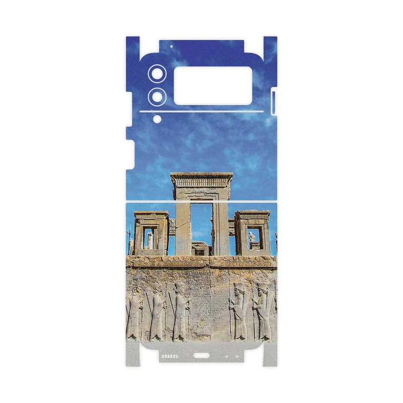 برچسب پوششی ماهوت مدل TAKHT-e-JAMSHID-FullSkin مناسب برای گوشی موبایل سامسونگ Galaxy Z Flip3 5G
