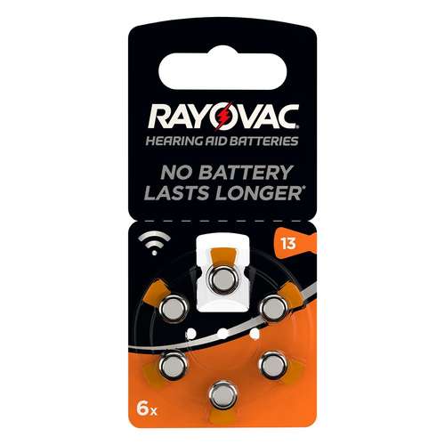 باتری سمعک ریوواک مدل 13 بسته شش عددی