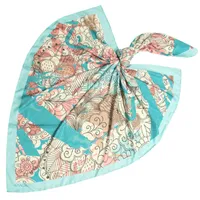 روسری زنانه مدل ابریشم مزونی کد 9071