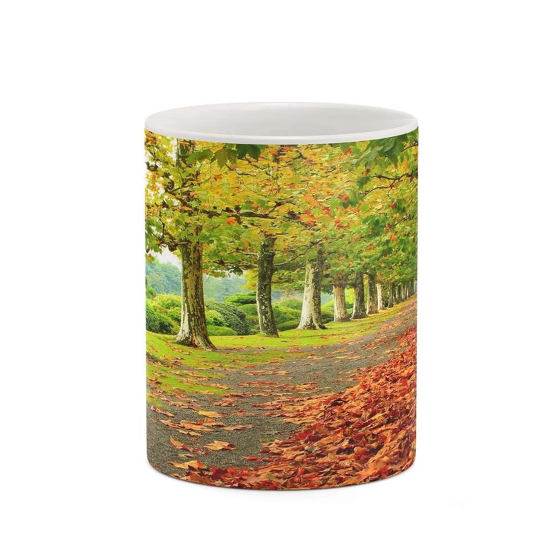 ماگ کاکتی مدل منظره پاییزی کد mgh18534