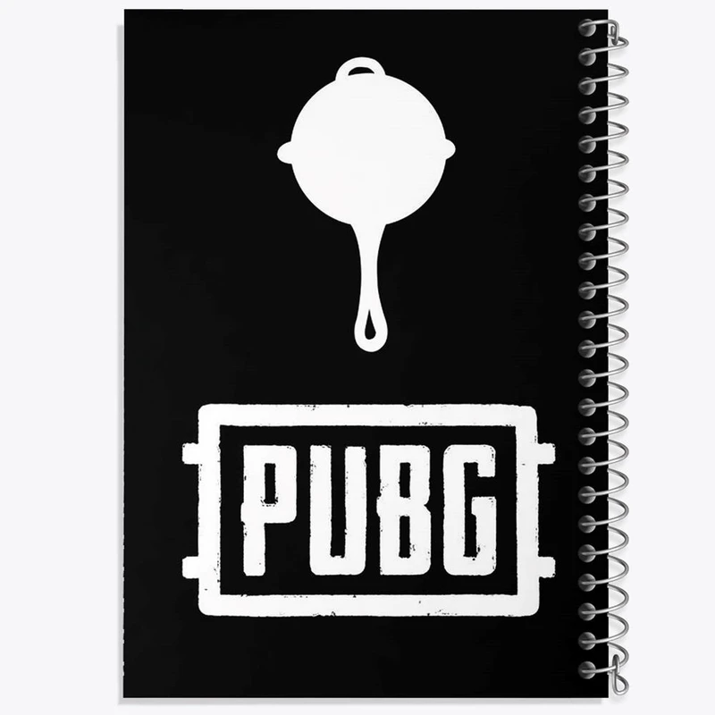 دفتر شطرنجی 50 برگ خندالو طرح بازی پابجی PUBG کد 3802