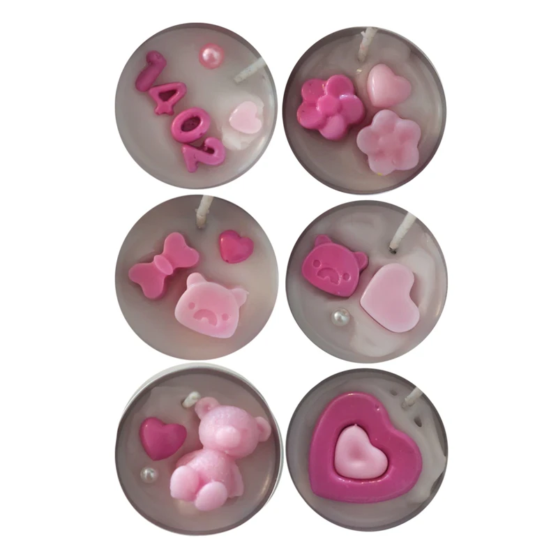 شمع وارمر مدل خرس مجموعه 6 عددی