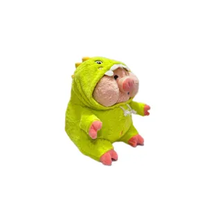 عروسک مدل خوک لباس دایناسوری ارتفاع 45 سانتی متر