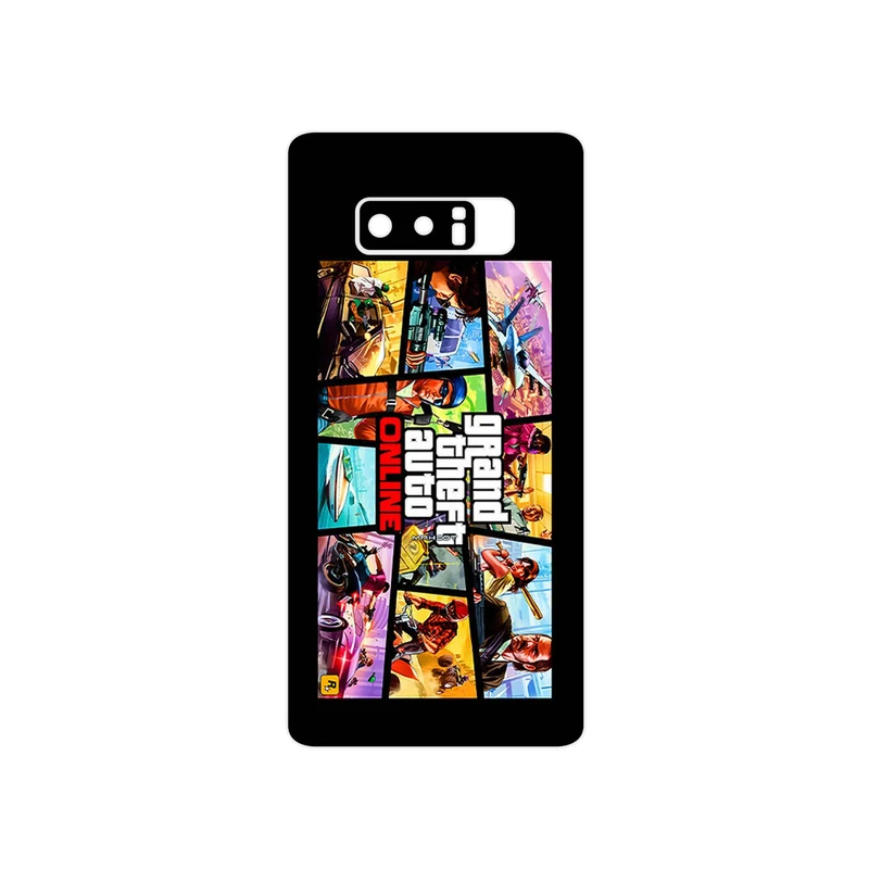 برچسب پوششی ماهوت مدل GTA Online Game Series مناسب برای گوشی موبایل سامسونگ Galaxy Note 8