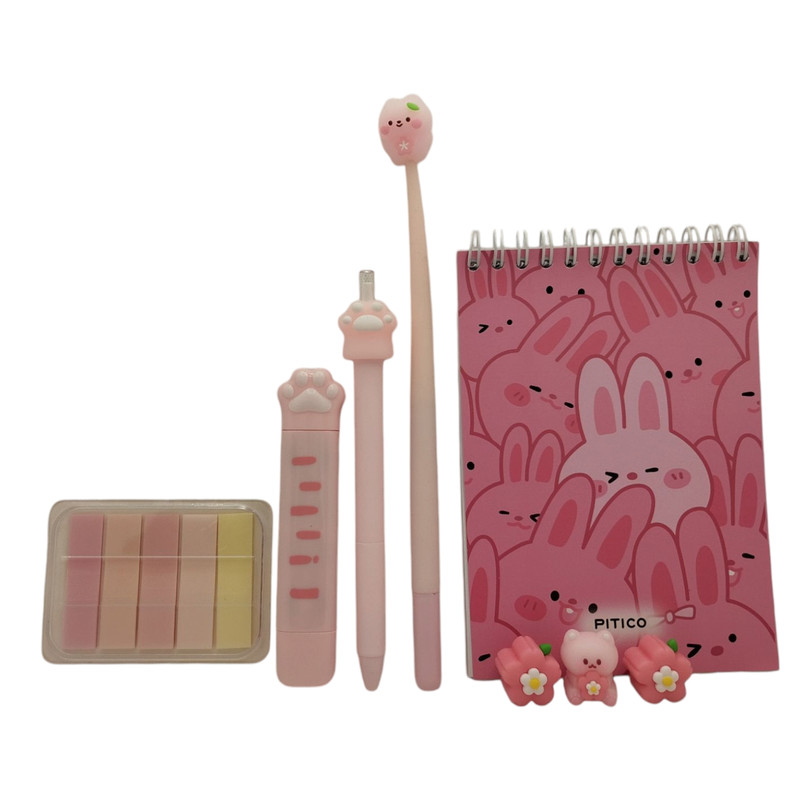 بسته لوازم تحریر مدل خرگوش کد 012 مجموعه 8 عددی