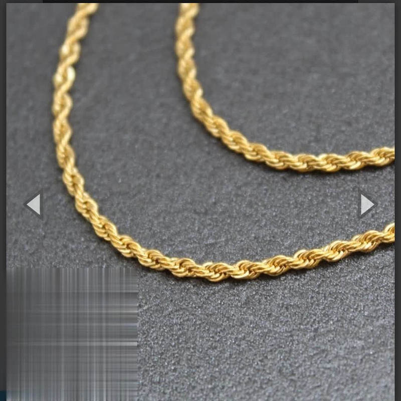 زنجیر زنانه مدل طنابی زنجیر زنانه مدل طنابی