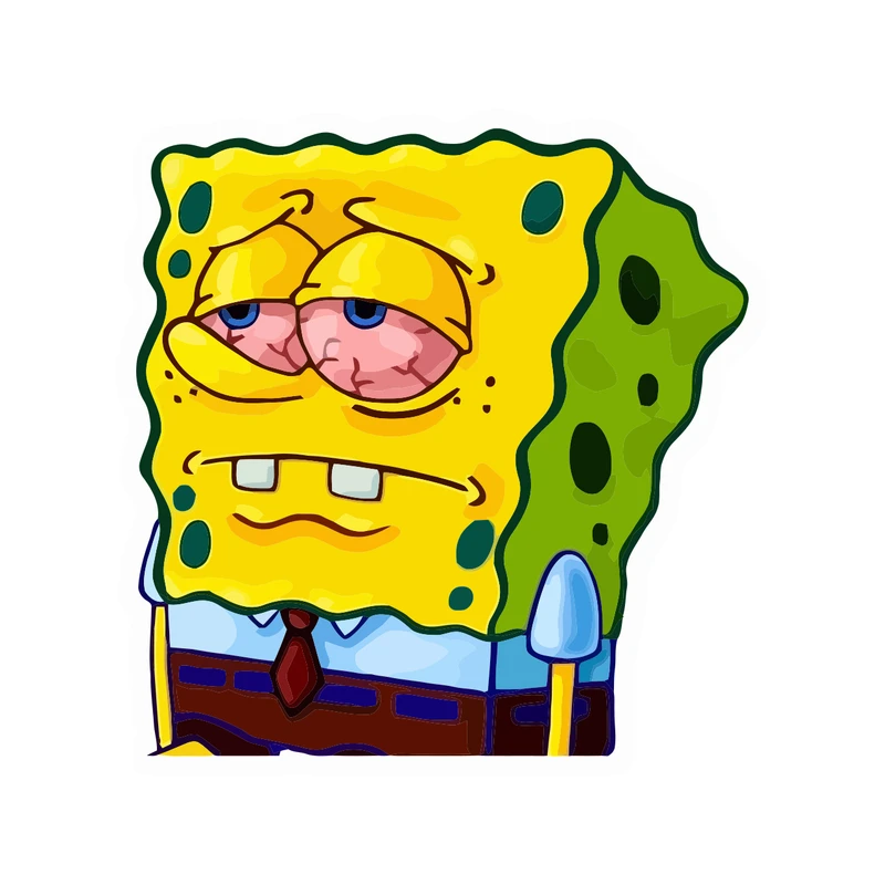 استیکر لپ تاپ طرح باب اسفنجی کد 2459