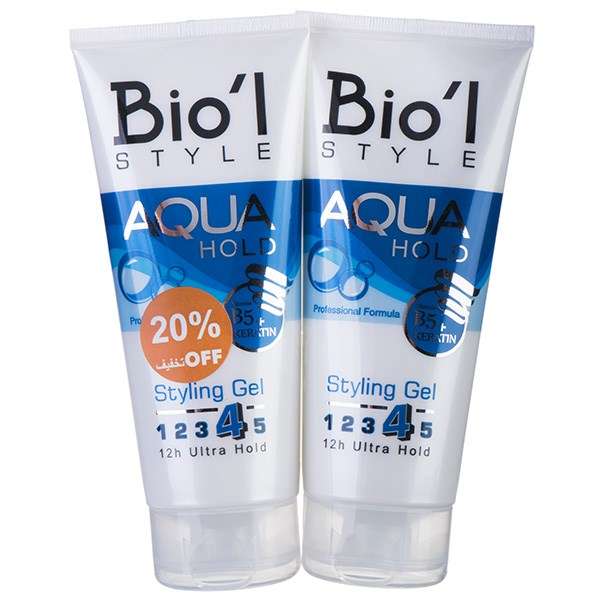 پک ژل موی سر 2 تایی بیول مدل AQUA Hold حجم 200 میلی لیتر پک ژل موی سر 2 تایی بیول مدل AQUA Hold حجم 200 میلی لیتر